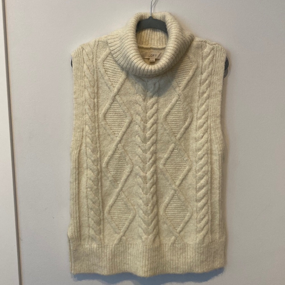 Loft pullover turtleneck sweater